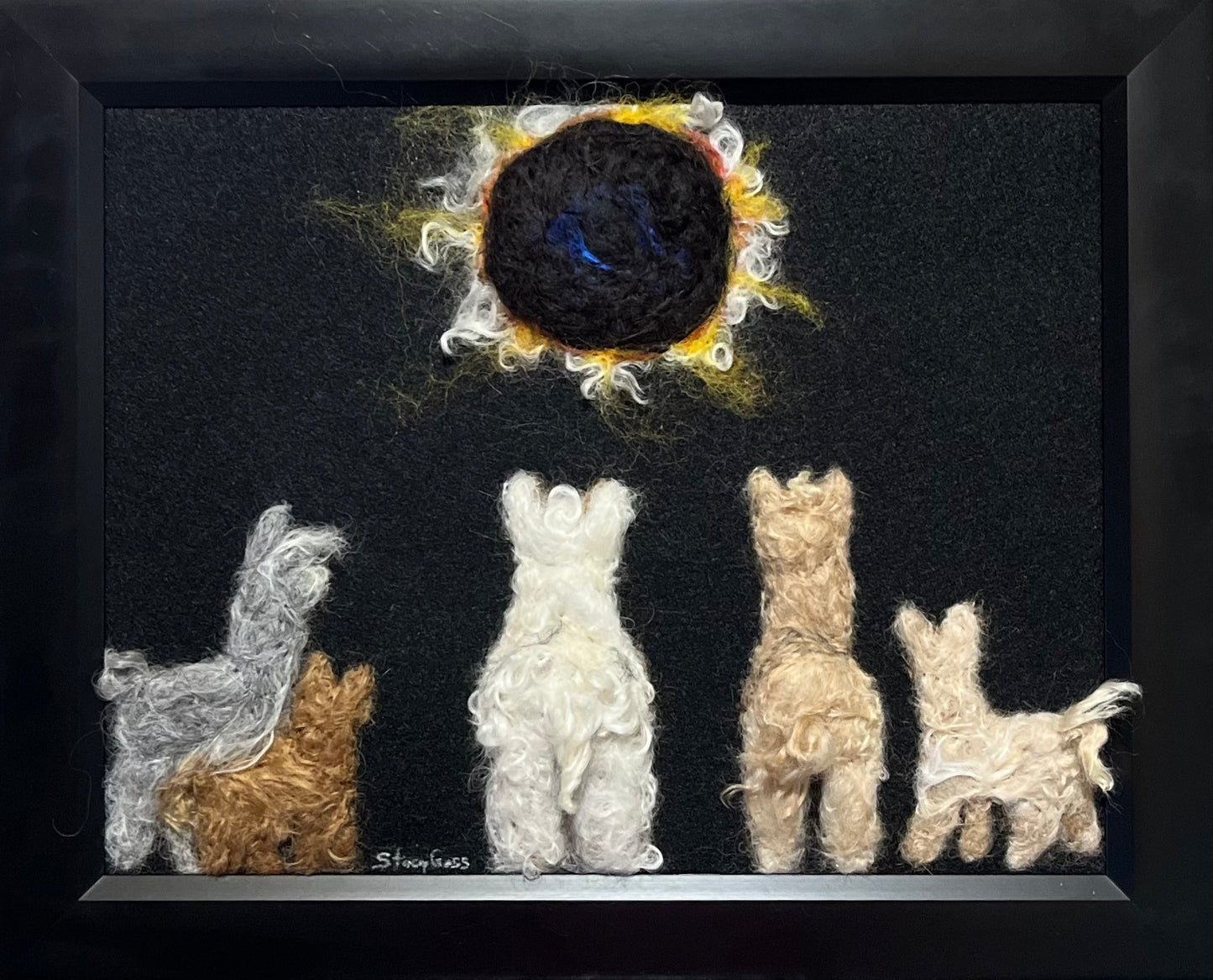 FP171 Felted Eagle (13x16) | Eagle