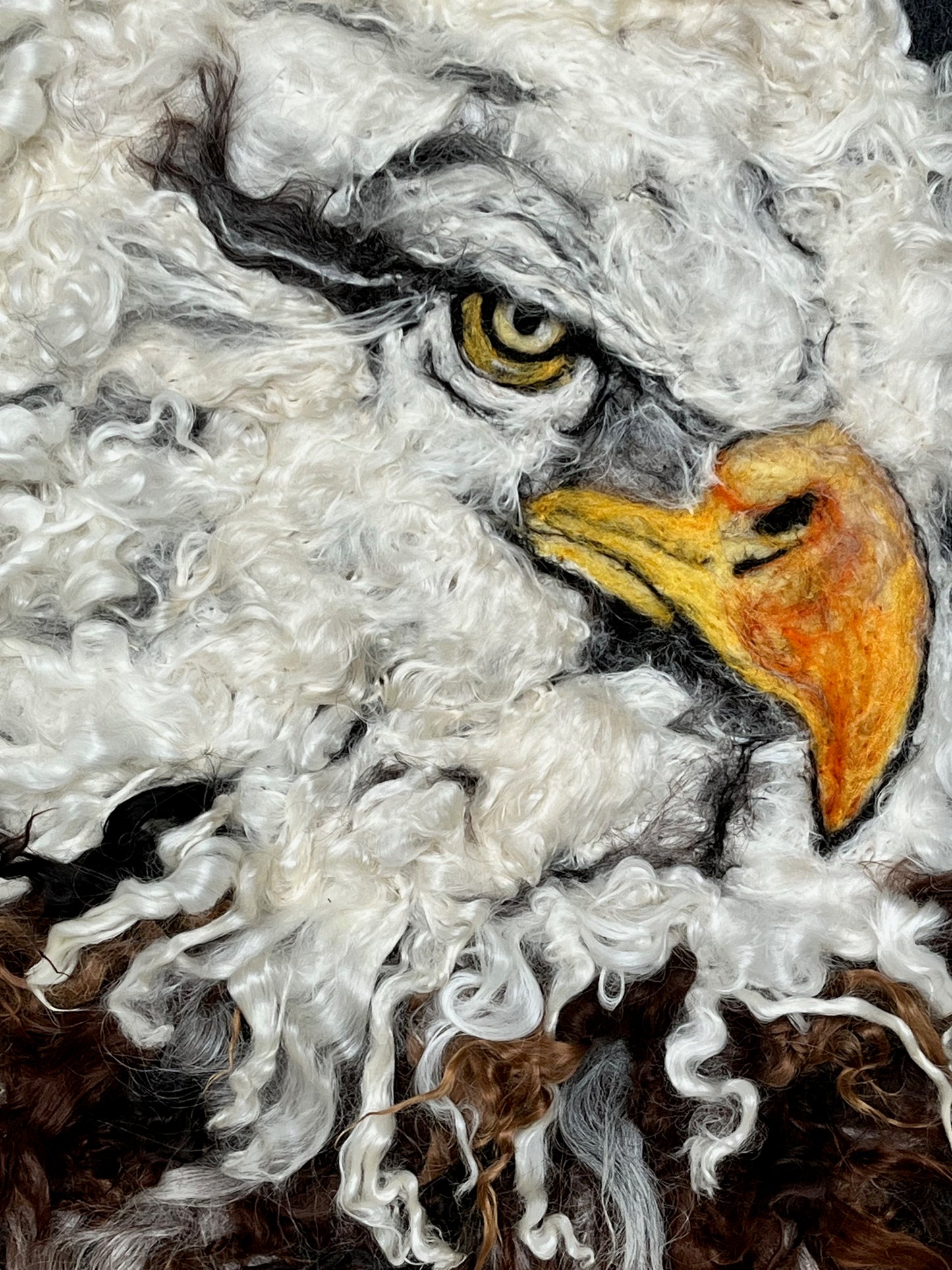 FP170 Felted Eagle (13x16) | Eagle