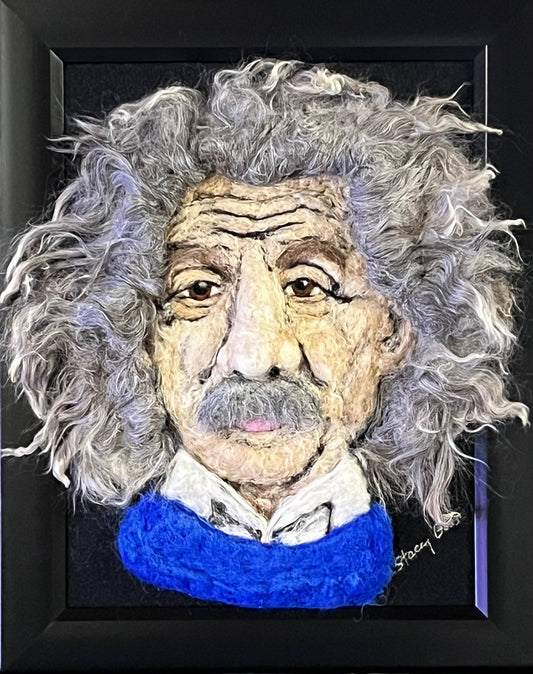 FP100 Felted Albert Einstein (12x15) | Einstein