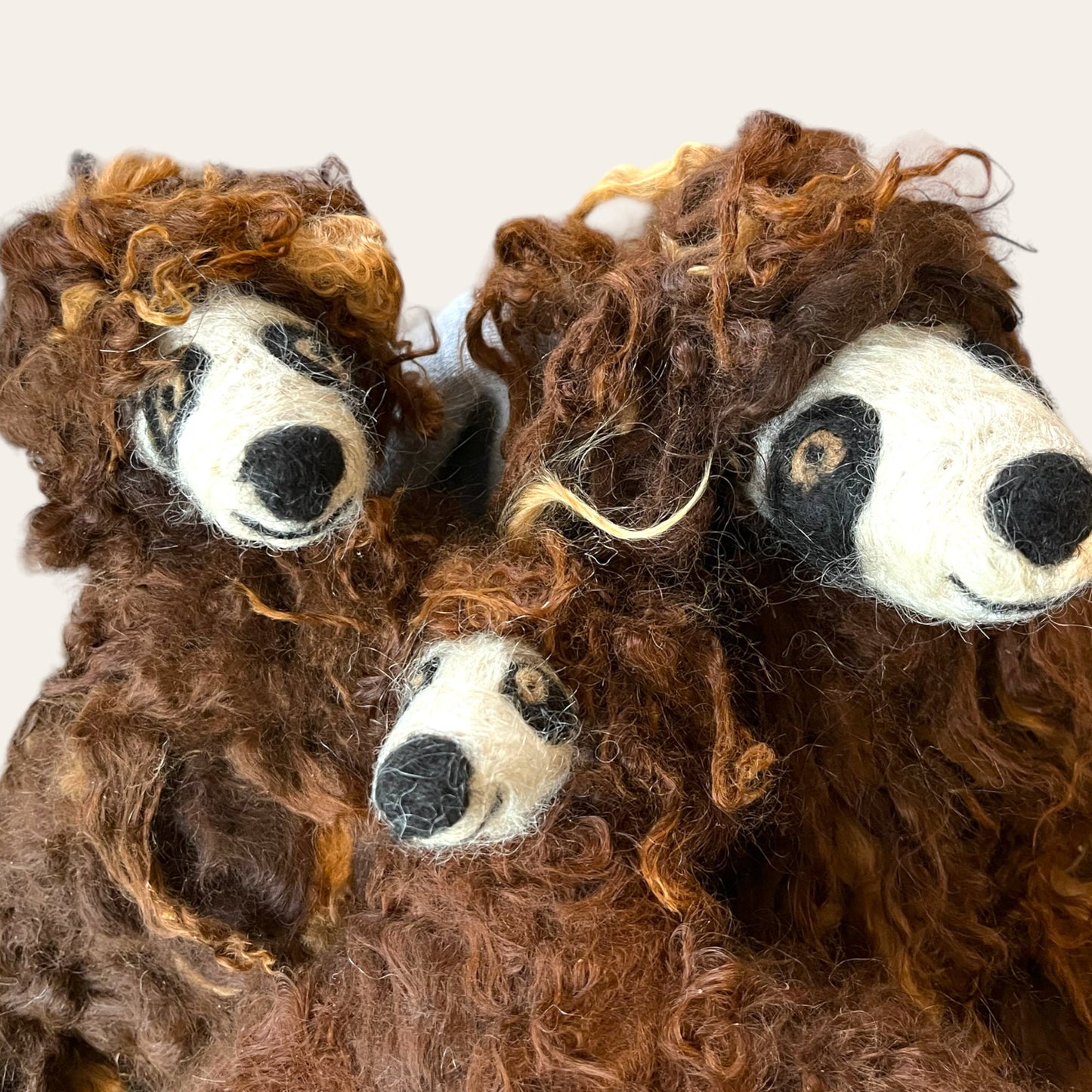 Needle Felted Sloth | Suri Alpaca Fiber Keepsake