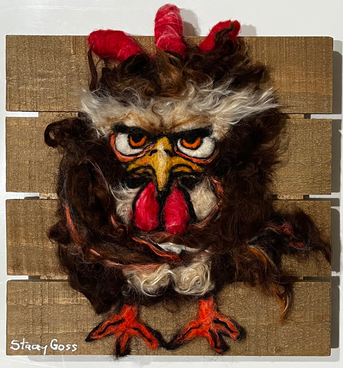 Felted Chicken & Rooster Collection | Suri Alpaca Fiber