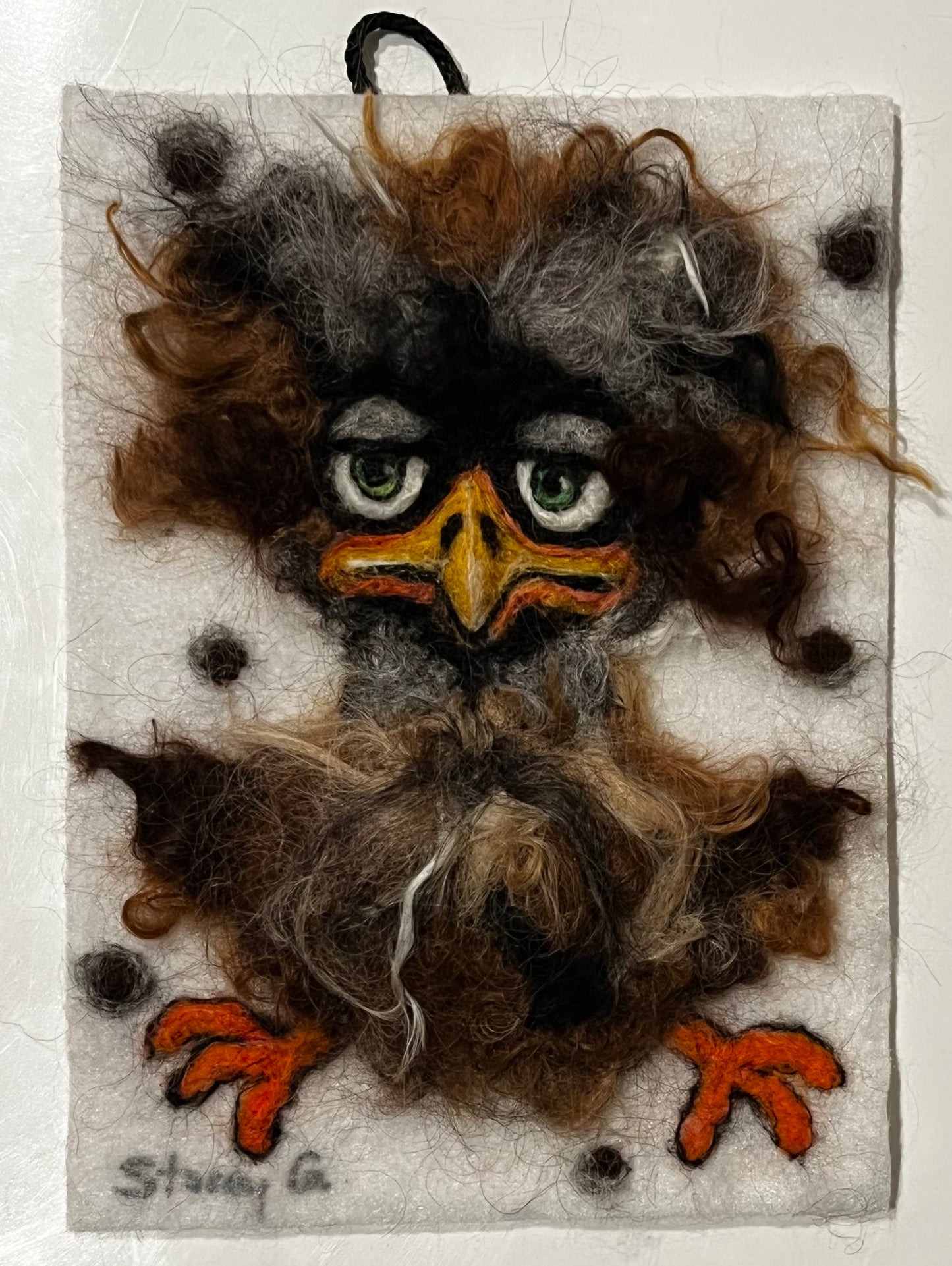 Felted Chicken & Rooster Collection | Suri Alpaca Fiber