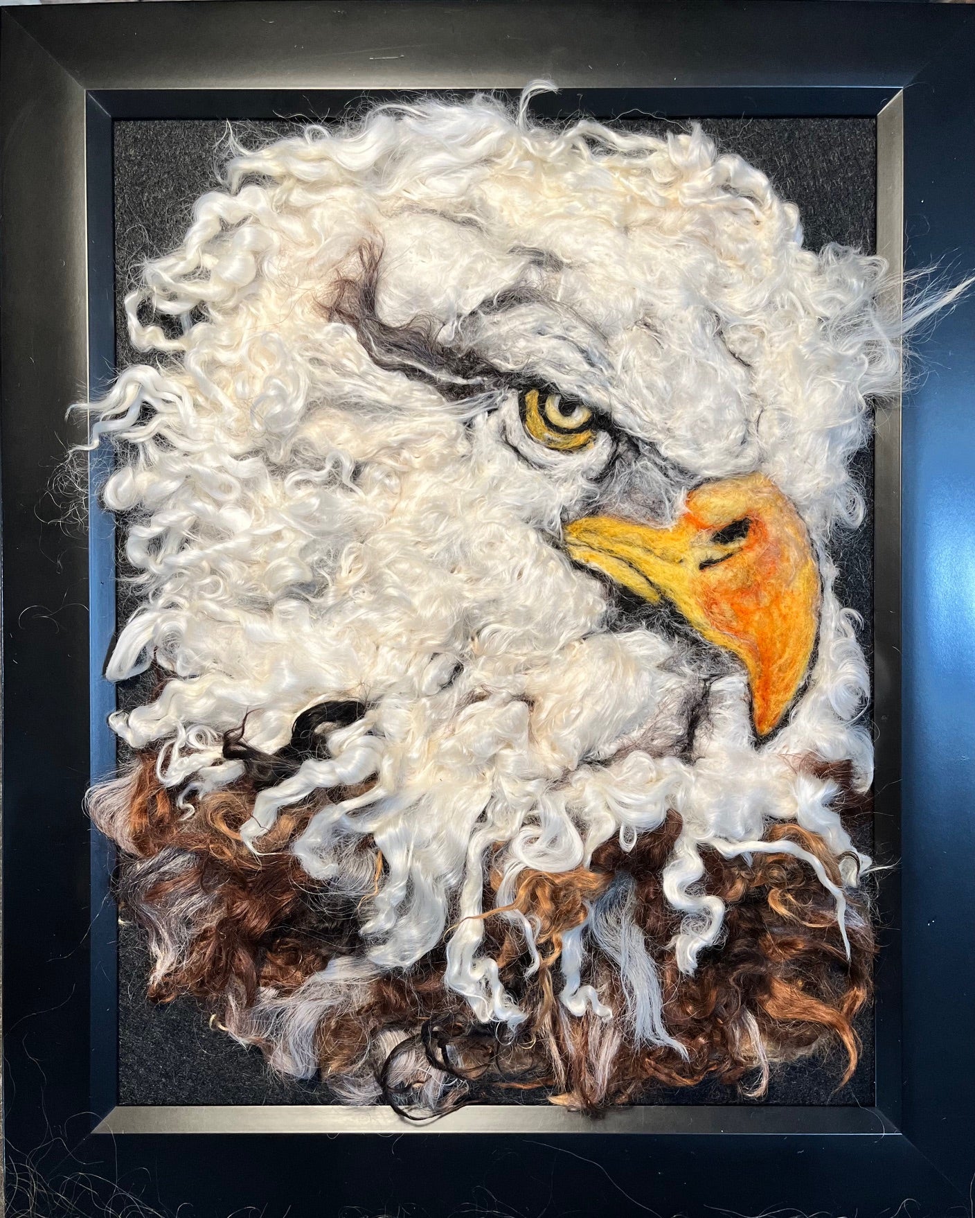 FP170 Felted Eagle (13x16) | Eagle