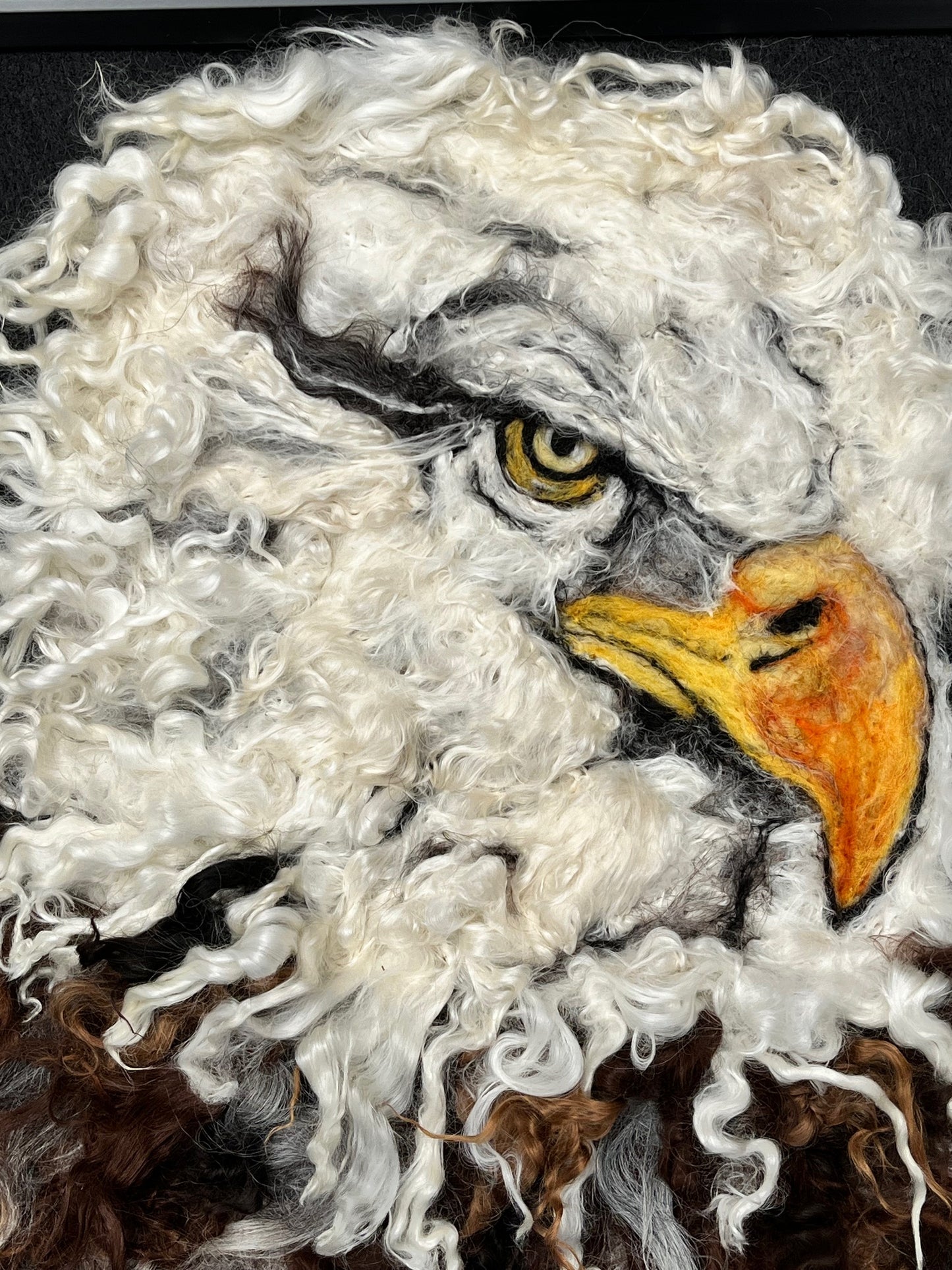 FP170 Felted Eagle (13x16) | Eagle