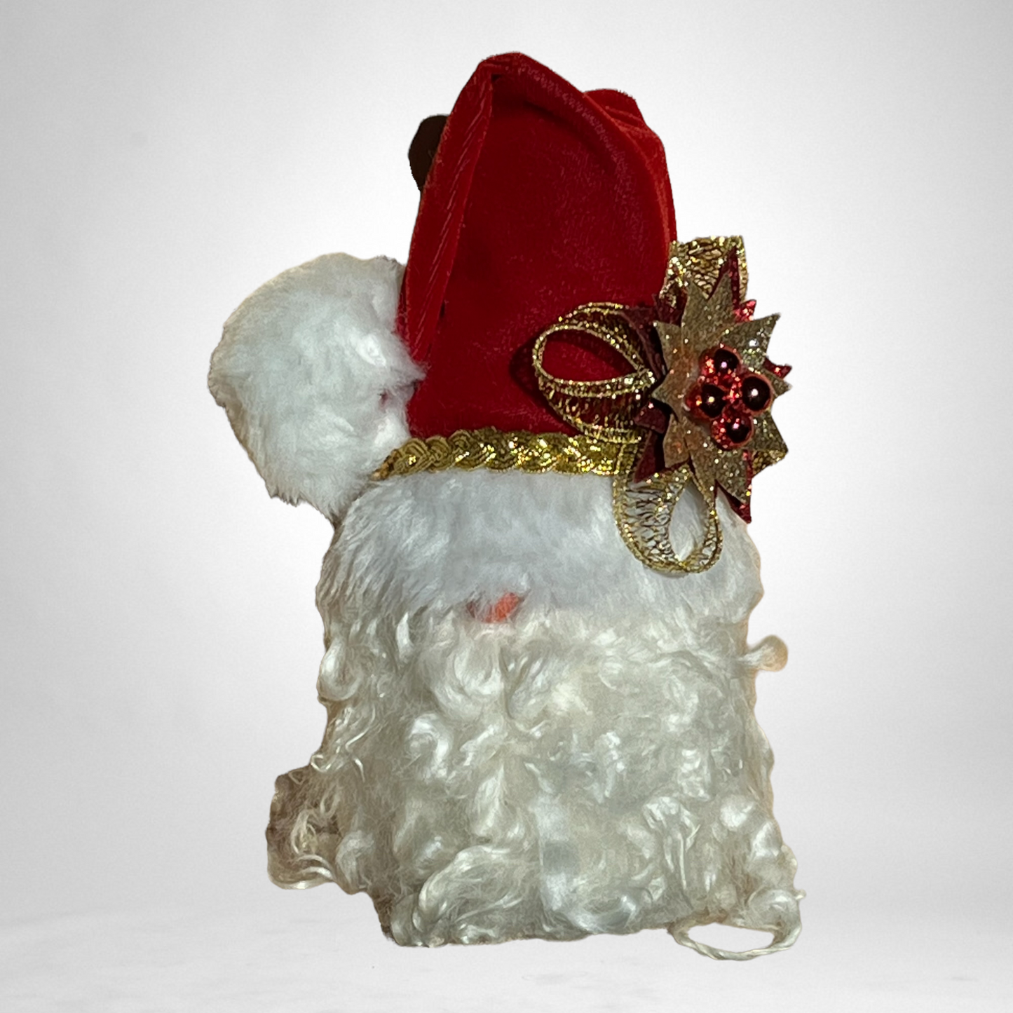 Standing Santa Gnome | Suri Alpaca Fiber Keepake