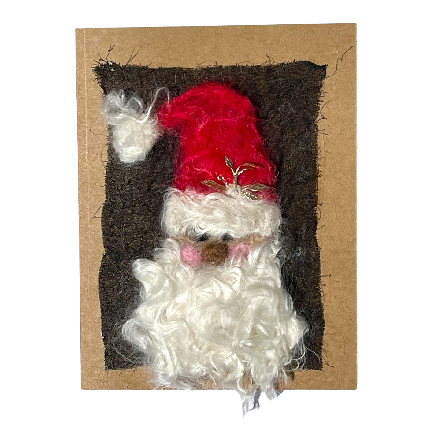 Felted Greeting Card HOLIDAY | Suri Alpaca Fiber