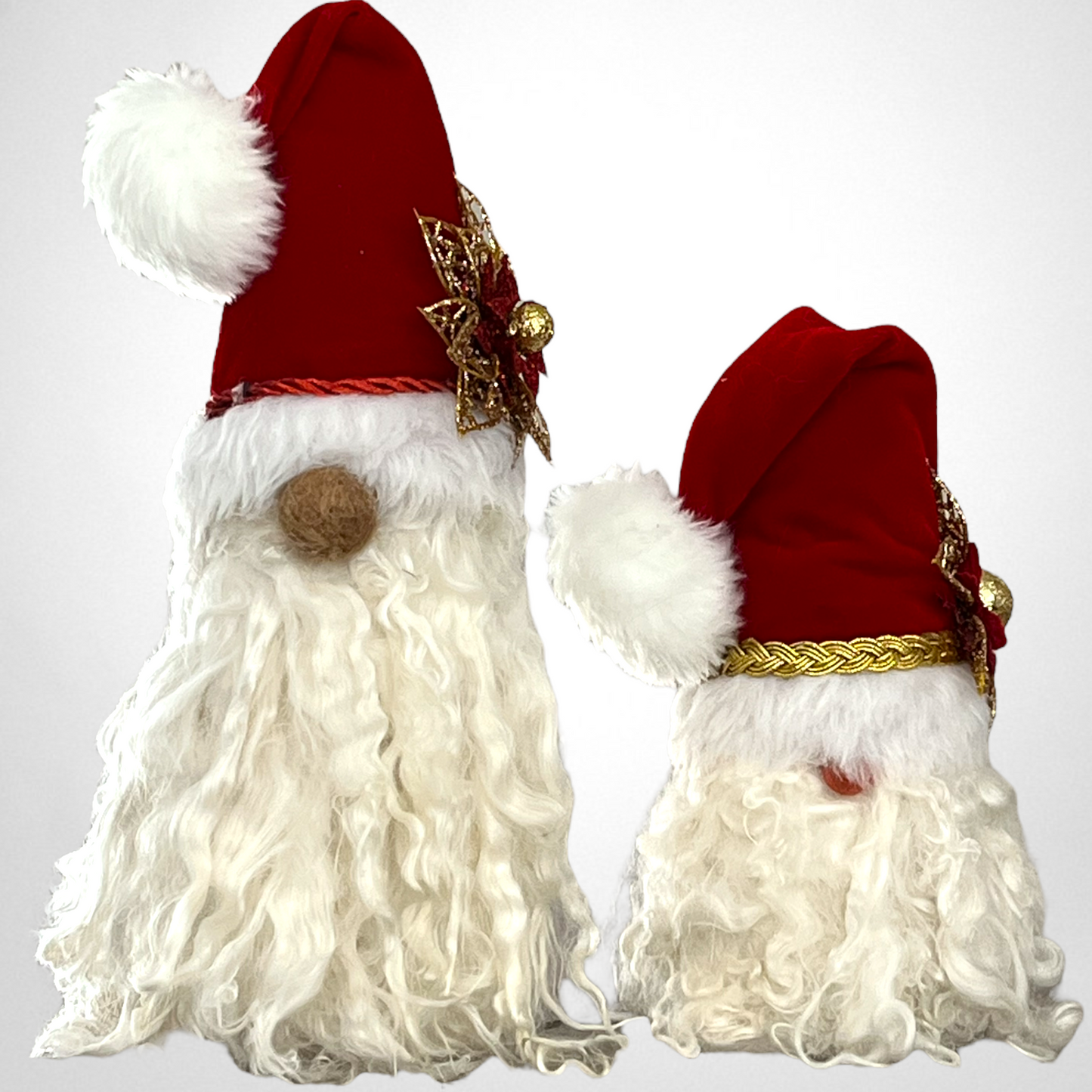 Standing Santa Gnome | Suri Alpaca Fiber Keepake