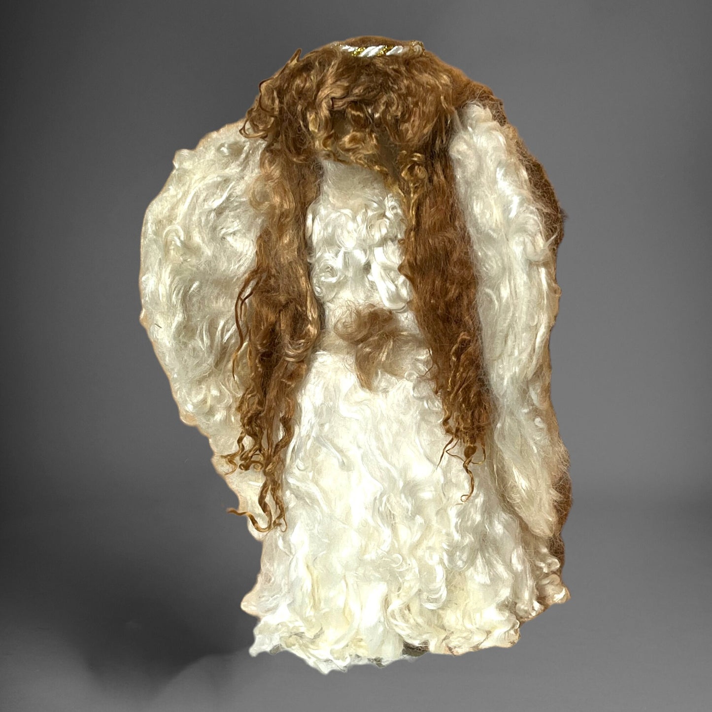 Felted Angel w/Suri Alpaca Fiber | Suri Alpaca Fiber Keepsake