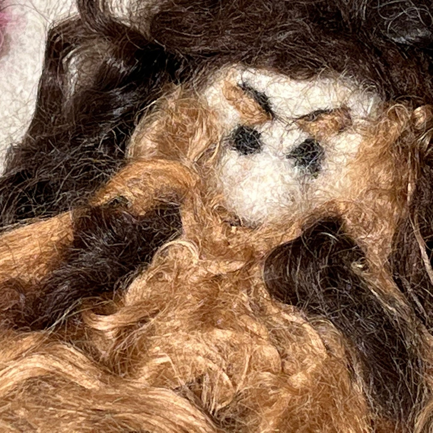 Needle Felted Sasquatch (Bigfoot) | Suri Alpaca Fiber Keepsake