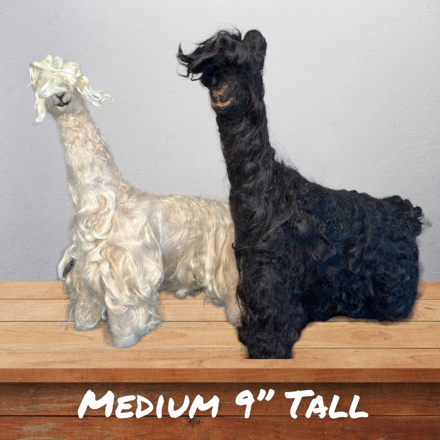 Needle Felted Alpaca Sculpture | Suri Alpaca Fiber Keepsake